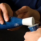 Image of pouring sake