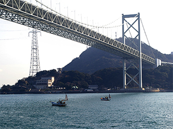 Image of the bridge in Shimonoseki