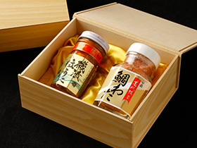 春帆楼 鯛わた/磯漬粒うにセット
